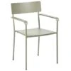 Serax August Chair With Armrests, Narrow, Green