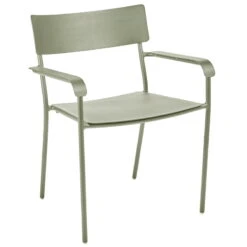 Serax August Chair With Armrests, Wide, Green