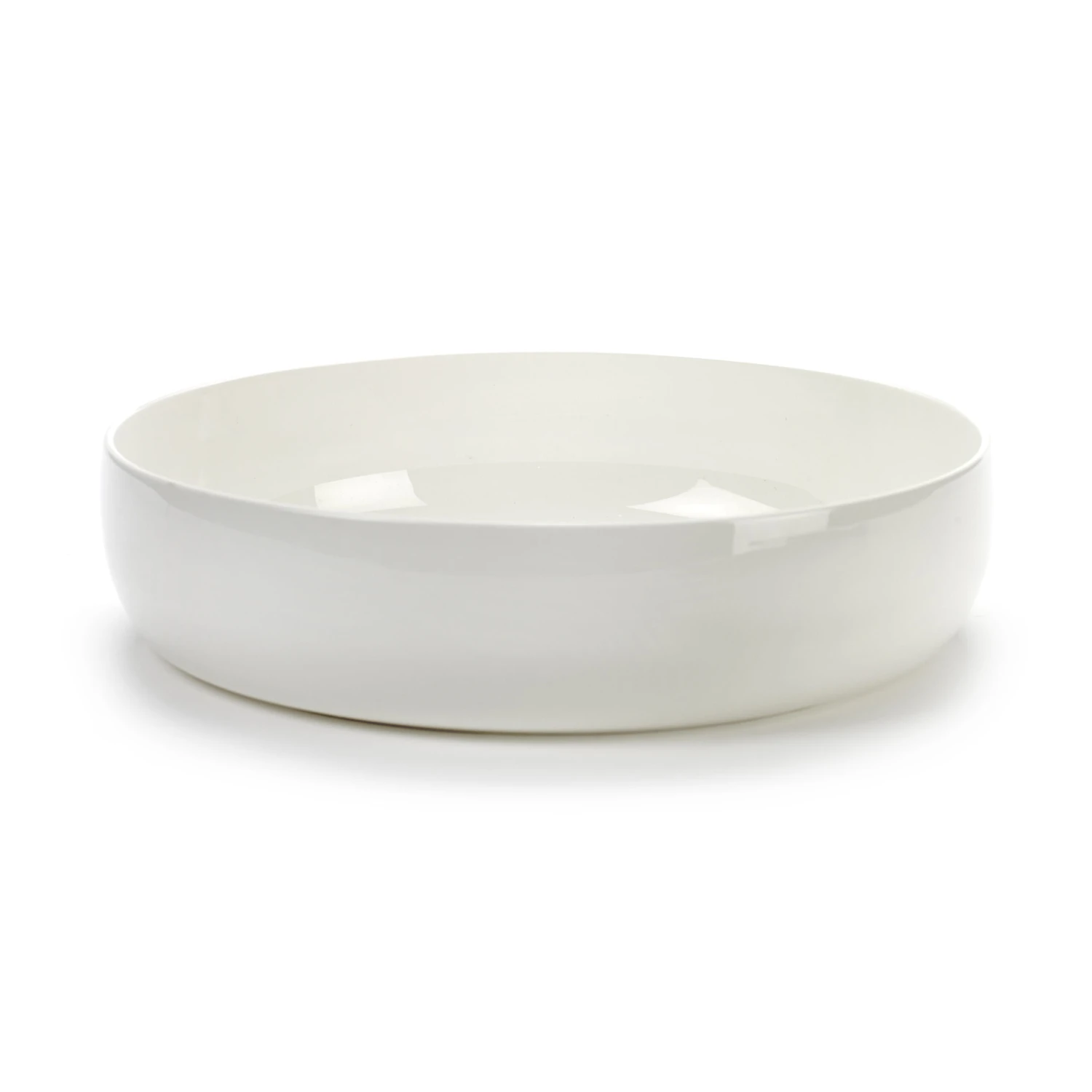 Serax Base Serving Bowl With Low Rim White 1 Serax Base Serving Bowl With Low Rim White