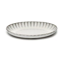 Serax Inku Oval Serving Bowl M 15.4x22 Cm