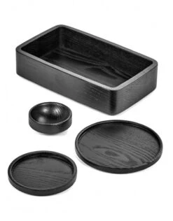 Serax Coaster Round Ash Black