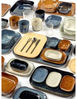 Serax Rectangular Plate Merci N°2 Dark Blue -Serax B5117136s17 1 3