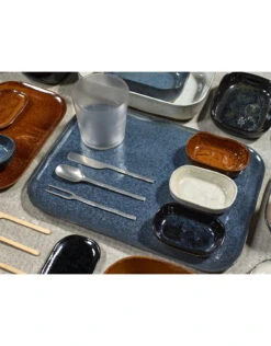 Serax Rectangular Plate Merci N°2 Ocre/Brown -Serax B5117136s49 1 1