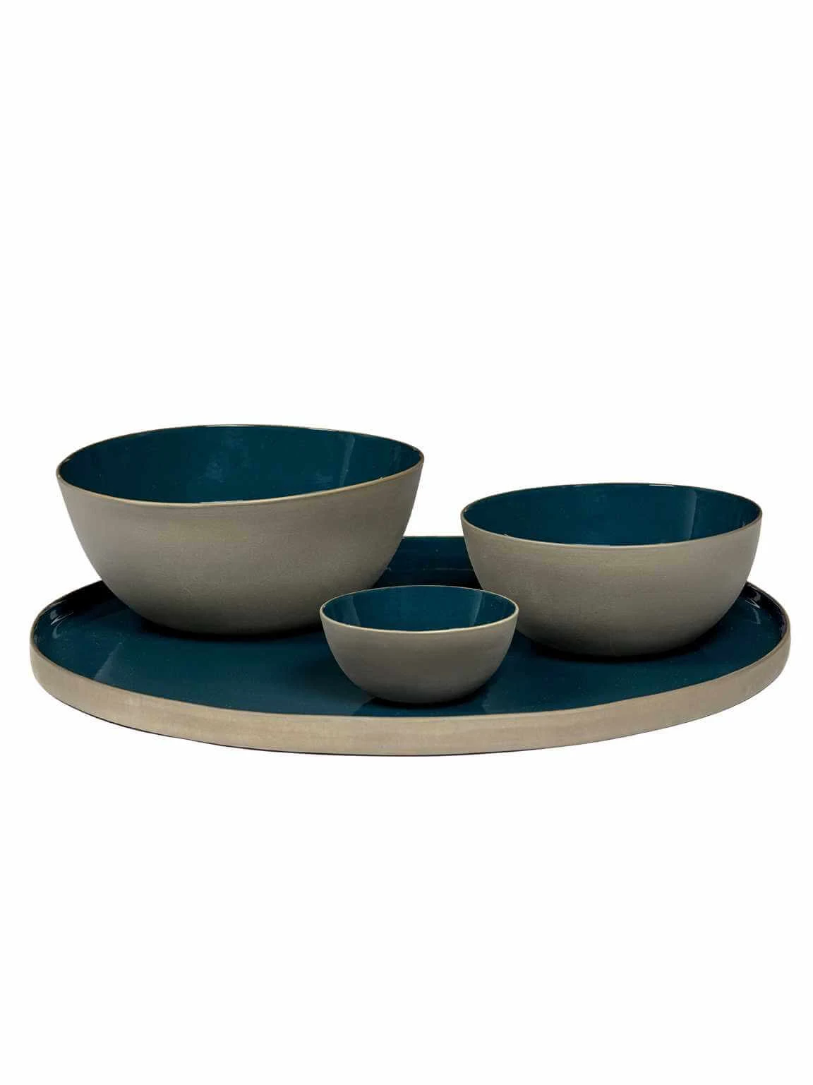 Serax Bowl Rural L Matt Blue 3 Serax Bowl Rural L Matt Blue - Image 3