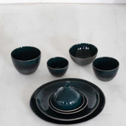 Serax Plate Rural M Matt Blue