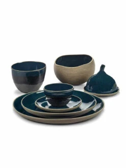 Serax Butter Dish Rural Matt Blue -Serax B5120112s2 1 1 1