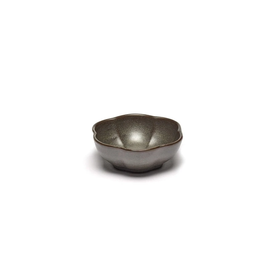 Serax INKU Ribbed Bowl Green M 1 Serax INKU Ribbed Bowl Green M