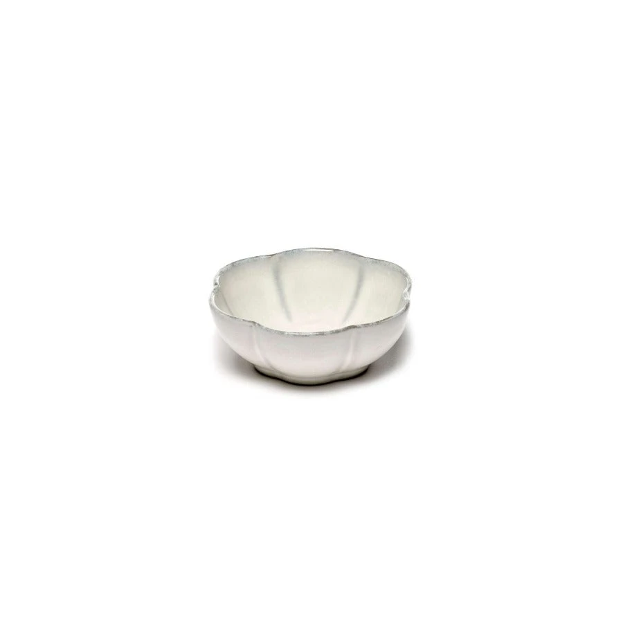 Serax INKU Ribbed Bowl M White 3 Serax INKU Ribbed Bowl M White - Image 3