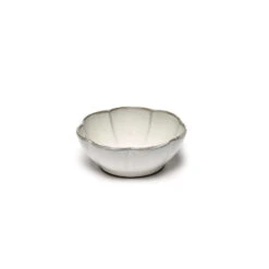 Serax INKU Ribbed Bowl L White