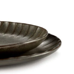 Serax INKU Green Serving Bowl Oval (M) -Serax B5120248Gs3 1