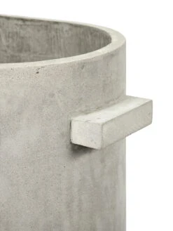 Serax Concrete Plant Pot Oval, 34 X 23 Cm, Grey -Serax B7219101s2