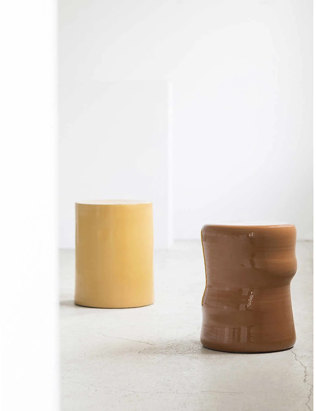 Serax Organic Terracotta Stool 34cm 2 Serax Organic Terracotta Stool 34cm - Image 2