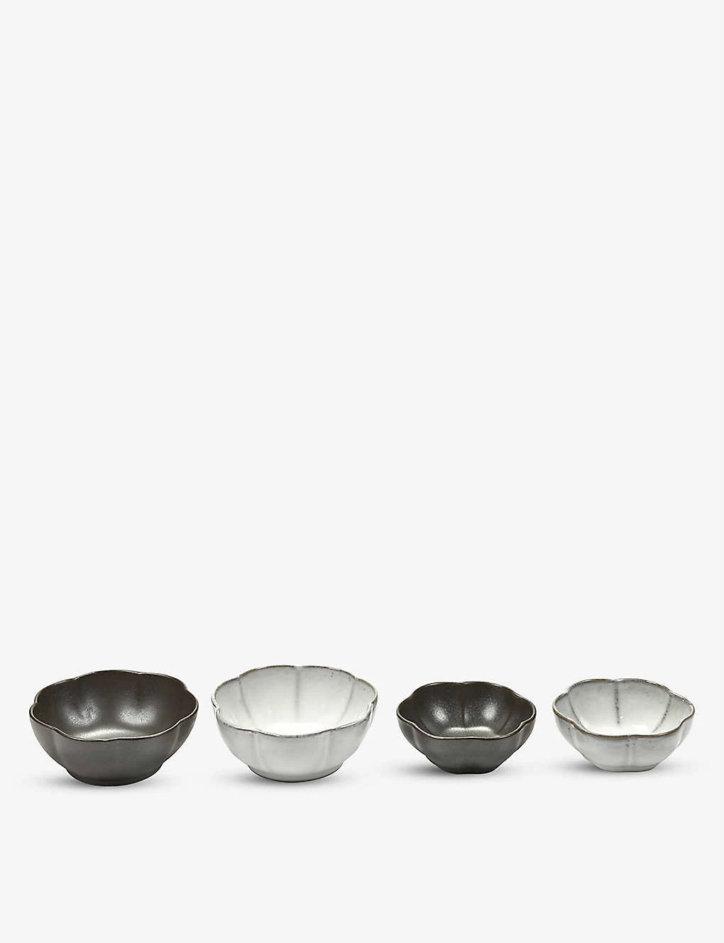 Serax Sergio Herman Inku Apero Stoneware Bowls Set Of Four 2 Serax Sergio Herman Inku Apero Stoneware Bowls Set Of Four - Image 2