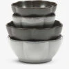 Serax Sergio Herman Inku Apero Stoneware Bowls Set Of Four