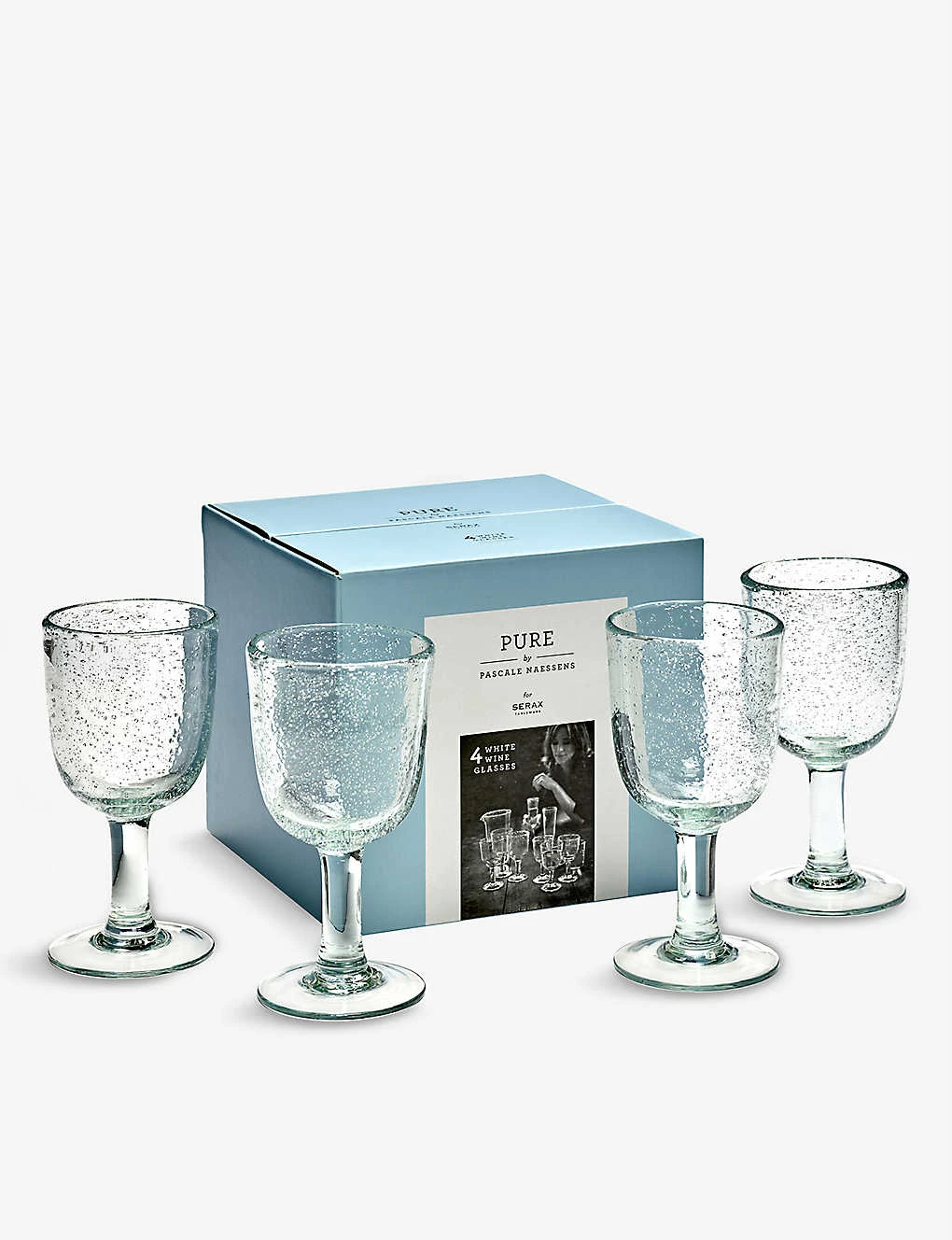 Serax Pascale Naessens Pure White Wine Glass 14cm 3 Serax Pascale Naessens Pure White Wine Glass 14cm - Image 3