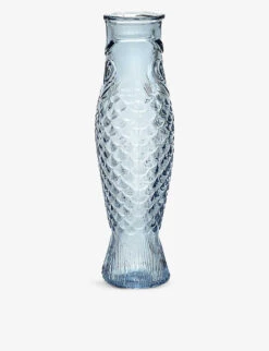 Serax X Paola Navone Fish & Fish Glass Bottle 1L 6 Serax X Paola Navone Fish & Fish Glass Bottle 1L -Serax R04134693 PALEBLUE ALT02