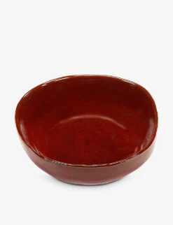 Serax La Mère Irregular Medium Stoneware Bowl 16.5cm 6 Serax La Mère Irregular Medium Stoneware Bowl 16.5cm -Serax R04185776 RED ALT02