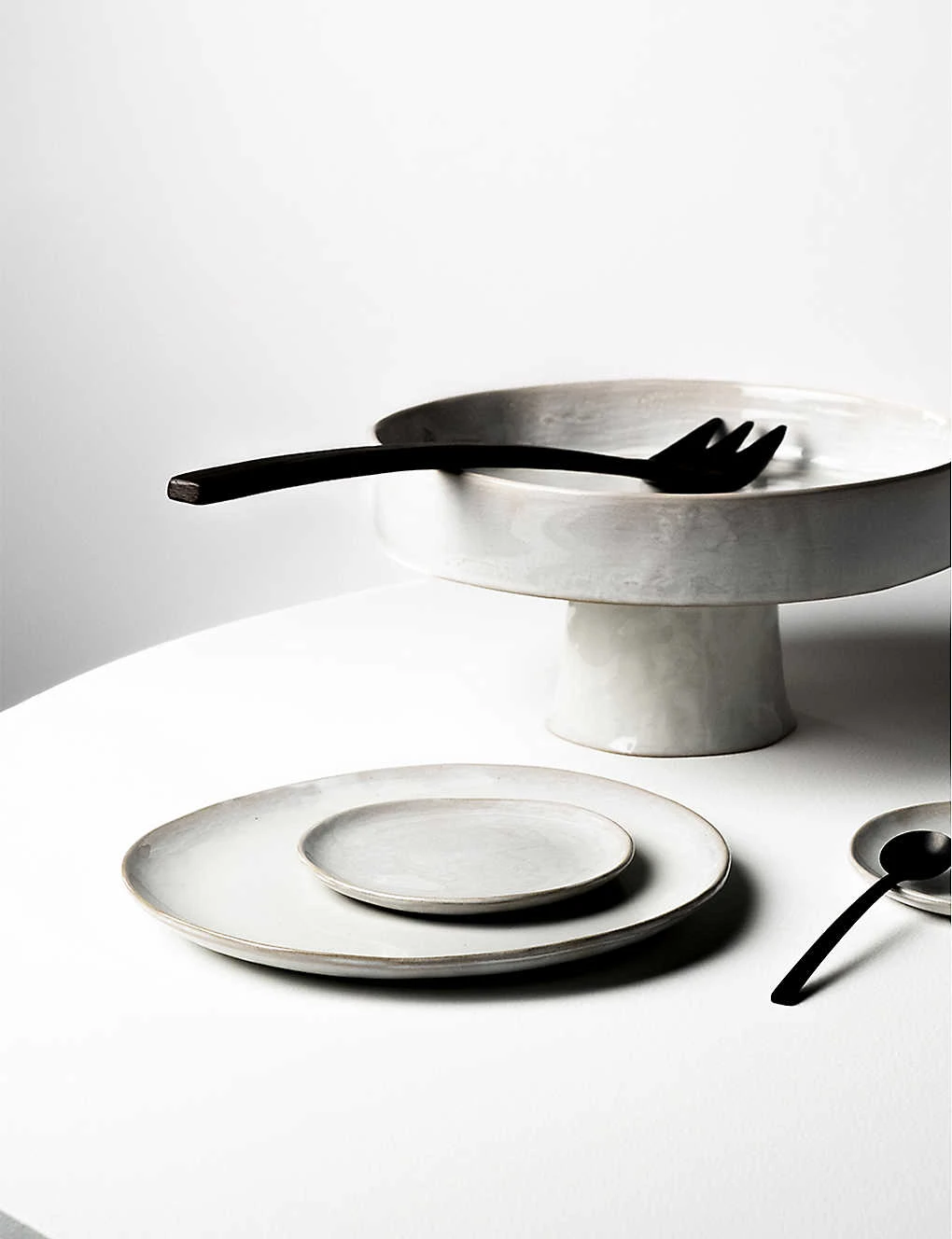 Serax La Mère Asymmetric Stoneware Coffee Cup Saucer 14.5cm 2 Serax La Mère Asymmetric Stoneware Coffee Cup Saucer 14.5cm - Image 2