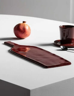 Serax La Mere Rectangular Stoneware Serving Plate 46cm -Serax R04185794 RED ALT03