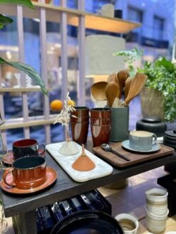 Serax Coffee Cup Rust/Dark Blue