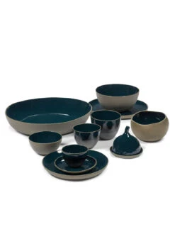 Serax Serving Bowl Rural L Matt Blue -Serax b5120116s2 1 1